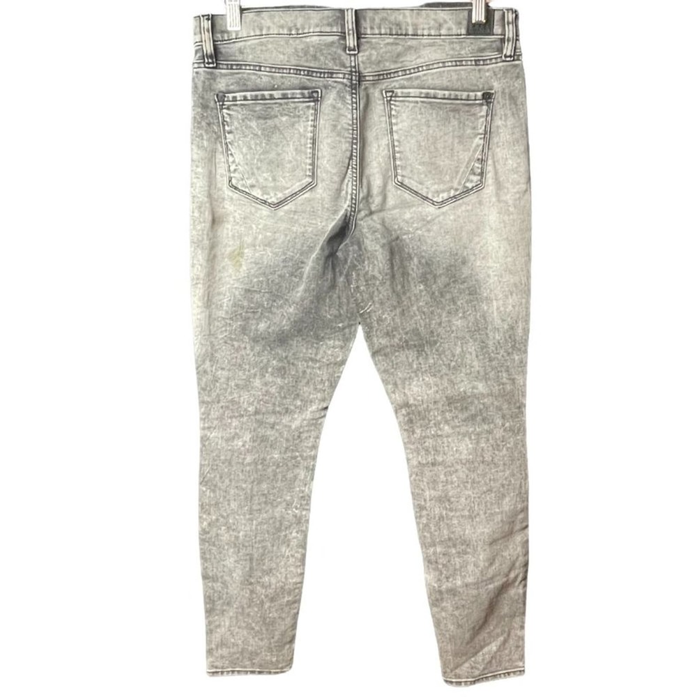 DKNY Jeans Women's Gray Acid Wash CITY Ultra Skinny Jeans Size 10 - Picture 3 of 12